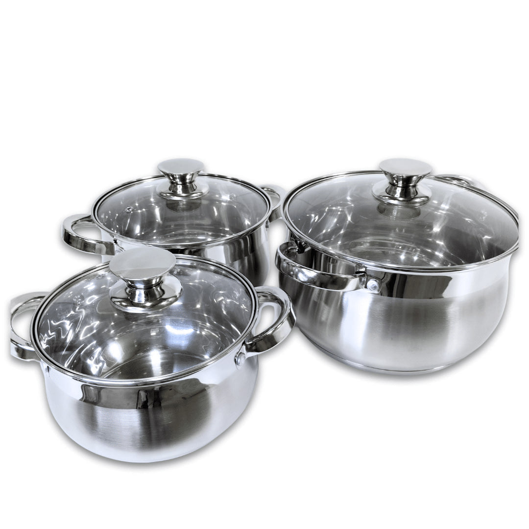 Juego de Ollas 3 piezas 3L – 4L Y 6l