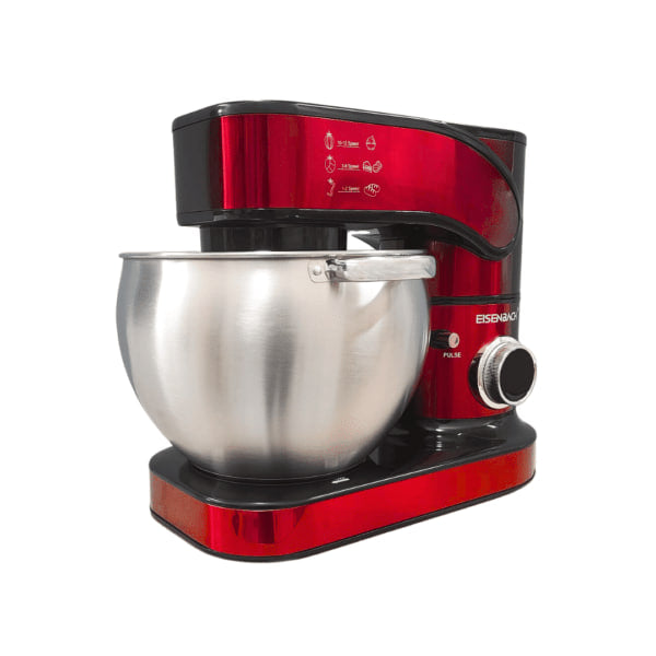 Amasadora Batidora Eisenbach 12 L – 12 Velocidades, Pantalla Táctil led, bol de 12L acero inoxidable, Potente Motor 2800W y Accesorios Incluidos.