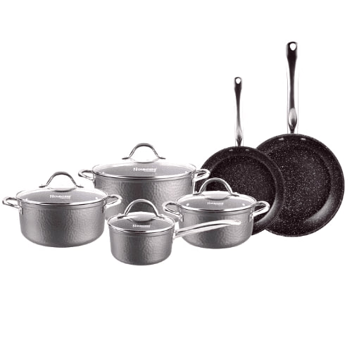 Batería de cocina a la piedra Ecologico Eisenbach, 10 piezas