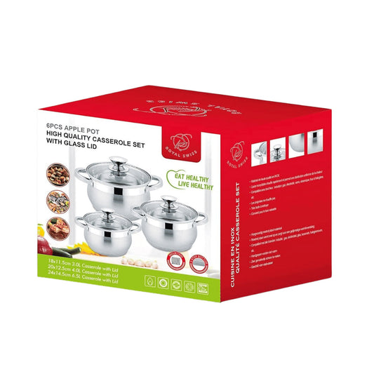 Juego de Ollas 3 piezas 3L – 4L Y 6l