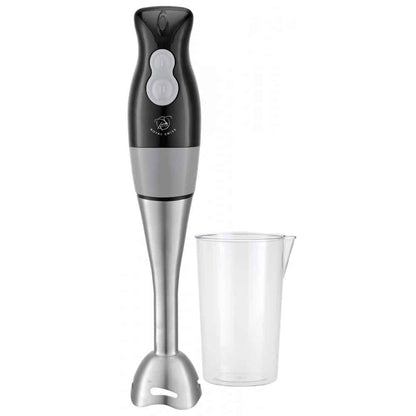 Batidor Emulsionador con Vaso 300W Royal Swiss – Hojas de acero inoxidable – 2 velocidades- Mango ergonómico