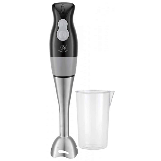 Batidor Emulsionador con Vaso 300W Royal Swiss – Hojas de acero inoxidable – 2 velocidades- Mango ergonómico