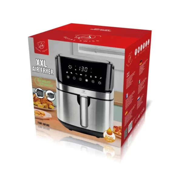 Freidora de Aire sin aceite 6.5 Litros / Potencia de 1700w / Temperatura regulable 80-200ºC /Multifunción 8 programas