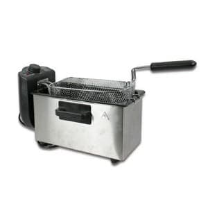 Freidora acero inoxidable 3 litros / 2000w en acero inoxidable – Fácil Limpieza – Protección contra sobrecalentamiento